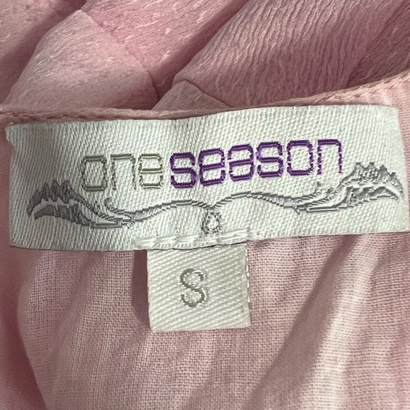 One Seeson Pink Sun Dress Sz S - Picture 7 of 10